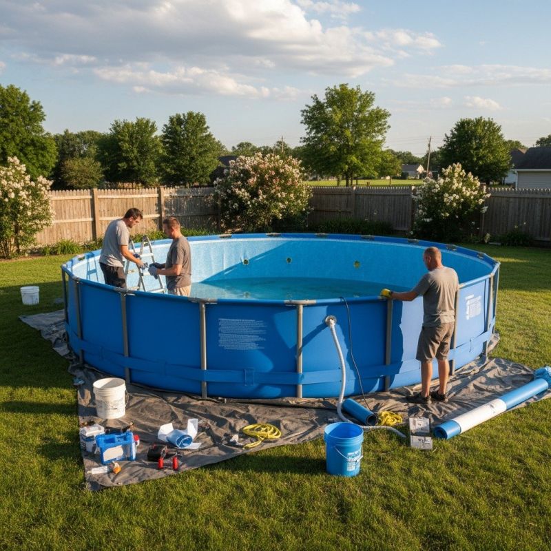 Contact About Pool Ground Leveling