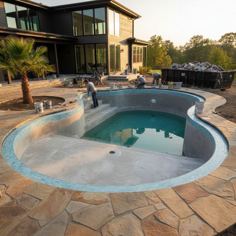 Pool Ground Leveling detail