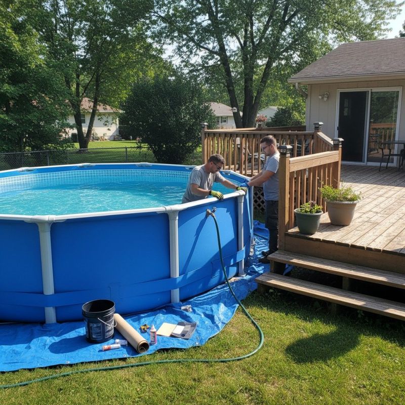 Pool Ground Leveling